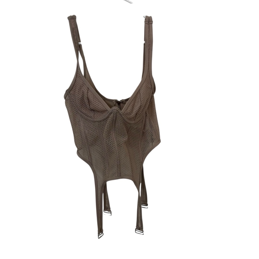 *New* White Fox Enlighten me Bustier taupe size Medium - Picture 4 of 13